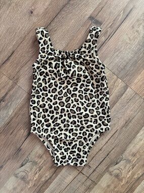 Leopard Print One-Piece Swimsuit